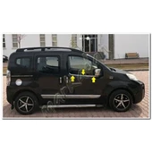 Markadan Fiat Fiorino Krom Cam Çıtası 2008 Sonrası 2 Parça Paslanmaz Çelik - 1