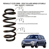 Ön Helezon Yay Takımı - 2 Adet Standart Yay ST127005F, Renault Clio (1998-2012) Uyumlu - 1