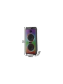 Leader LP-8100 8 Incx2 Rgb Taşınabilir Ses Sistemi - 4