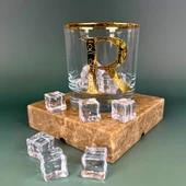 Perlotus R Harfli Gold Altın Yaldızlı Viski Kadeh Bardak Jumbo Serisi - 5