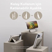 Voltme Bej MagPak 5000mAh Magsafe Kablosuz Powerbank- 22.5W - 2