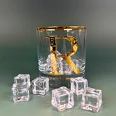 Perlotus R Harfli Gold Altın Yaldızlı Viski Kadeh Bardak Jumbo Serisi - 4