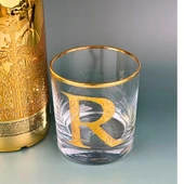 Perlotus R Harfli Gold Altın Yaldızlı Viski Kadeh Bardak Jumbo Serisi - 1