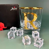 Perlotus R Harfli Gold Altın Yaldızlı Viski Kadeh Bardak Jumbo Serisi - 3