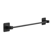Yapışkanlı Havluluk Metal Siyah Banyo Lavabo Mutfak Uzun Kağıt Bez Havlu Askısı Kağıtlık 39 cm - 7