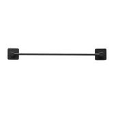 Yapışkanlı Havluluk Metal Siyah Banyo Lavabo Mutfak Uzun Kağıt Bez Havlu Askısı Kağıtlık 39 cm - 2