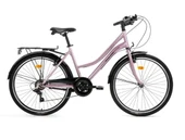 Bisan Smile 28 Jant 46Cm 7 Vites Pembe Silver Şehir Bisiklet thumbnail 1