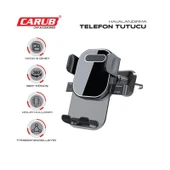 CARUB Telefon Tutucu Havalandırma Kancalı Şeffaf - 1