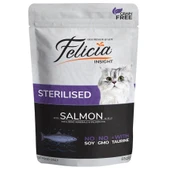 Felicia Tahılsız Somonlu Pouch Kısırlaştırılmış Konserve Kedi Maması 85 Gr - 1