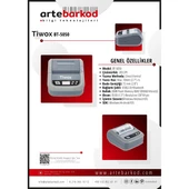 TIWOX 203dpi BT-5050 Direkt Termal USB Bluetooth Mobil Barkod Yazıcı - 2