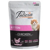 Felicia Tahılsız Tavuklu Pouch Yavru Konserve Kedi Maması 85 Gr - 1