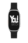 You Watch A8-A85PRO You Smart Silver & Black Silicon Unisex Kol Saati - 1