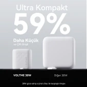 VOLTME V2009 Revo Beyaz 30W C USB-C Şarj Aleti - 2