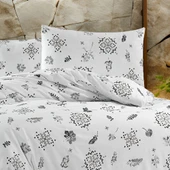 Keep London Home Series 307 Natural Cotton(Doğal Pamuk) Tek Kişilik Nevresim Takımı-Gri - 3