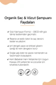 Clooe Organik Bebek & Çocuk Saç, Vücut Şampuanı (400ml) - 2'li Fırsat Paketi - 3