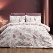 Keep London Home 331 Series Natural Cotton(Doğal Pamuk) Tek Kişilik Nevresim Takımı-Pudra - 1