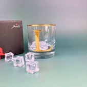 Perlotus L Harfli Gold Altın Yaldızlı Viski Kadeh Bardak Jumbo Serisi - 1