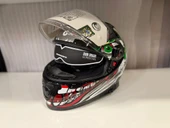 KASK SHIRO KATANA SV JOKER KIRMIZI/YEŞİL/BEYAZ - 2