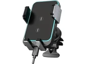 Shaza Kablosuz Hızlı Şarj Özellikli Araç İçi Telefon Tutucu 15W-SF5504/BK Siyah - 3
