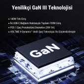 VOLTME V2028 Revo Beyaz 140W CCA GaN Şarj Aleti - 5