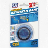 Boss Tape Silikon Kaynayan Tamir Bandı En:25mm Boy:1,5mt  Siyah - 1