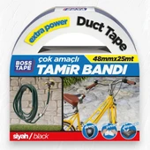 Boss Tape Duct Tape Tamir Bandı Siyah 48mmx25mt - 1