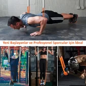 Valkyrie Pull Up Barfiks Çekme Yardımcısı Evrensel Uyumlu 40kg Ağırlık Düşürücü Ayarlanabilir Kolay Kurulum Kullanım - 2