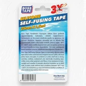 Boss Tape Silikon Kaynayan Tamir Bandı En:25mm Boy:1,5mt Beyaz - 3