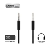 Aux To Aux Giriş Kablosu 1 Metre Siyah thumbnail 2