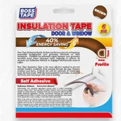 Boss Tape Kapı Pencere İzolasyon Fitili 9mm-6mt Kahverengi - 4