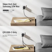 VOLTME V2111 Revo Siyah 45W CC GaN Şarj Aleti - 6