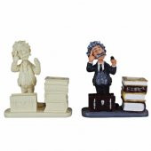 Boyanabilir Polyester Poliüretan Ham Obje Einstein Kalemlik - 1