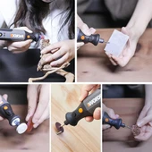 WORX WX106 8Volt Kalem Tipi Devir Ayarlı Profesyonel Gravür Makinesi + 21 Parça Aksesuar - 4