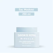 Savon De Royal - Kolajen İçeren - İnce Telli Saçlar İçin Canlandırıcı Etkili Saç Maskesi 250 ml thumbnail 2