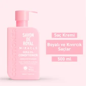 Savon De Royal - Shea Yağı - Boyalı ve Kıvırcık Saçlar İçin İyileşme Etkili Saç Kremi 500 ml - 1