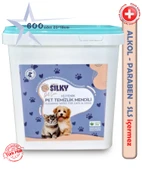 Silky - Evcil Hayvan Tüy / Pati Temizleme Islak Mendili - Doğal Esans İçerik / 600 Ad - 2