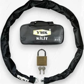 Yuma Ym736 Kesilmez Motorsiklet Güvenlik Zincir Kilidi 10mm 170cm - 1