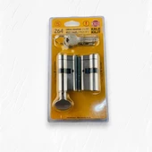 Kale Kilit 264 Tuzaklı İkili Pas Sistem KTBS+KTBSM Barel Silindir 68mm - 2