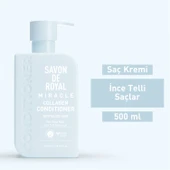 Savon De Royal - Kolajen İçeren - İnce Telli Saçlar İçin Canlandırıcı Etkili Saç Kremi 500 ml - 2