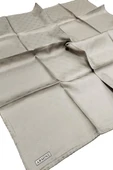 JAKARLI İPEK EŞARP 2000 (J) - MONOGRAM DESENLİ - 414 GRİ - 2