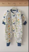 Mavi Dinozor Desenli Çocuk Uyku Tulumu thumbnail 3