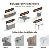 Silikon Şeffaf Masa Kenarı Köşe Koruması thumbnail 2