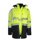 Reflektörlü 5+1 Farklı Kullanımlı Oxford 300D Parka Sarı - 2