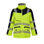 Softshell Kırçıllı Reflektörlü Parka İş Montu Sarı - 1