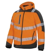 Reflektörlü Su Geçirmez Termal Softshell İş Montu Turuncu - 1