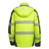 Reflektörlü Su Geçirmez Termal Softshell İş Montu Sarı - 7