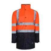 Reflektörlü 5+1 Farklı Kullanımlı Oxford 300D Parka Turuncu - 2