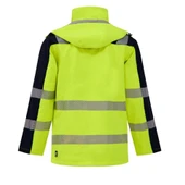Softshell Kırçıllı Reflektörlü Parka İş Montu Sarı - 2