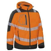 Reflektörlü Su Geçirmez Termal Softshell İş Montu Turuncu - 3