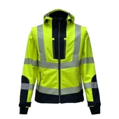 Reflektörlü Ripstop Softshell Model Teknik Mont Sarı - 1
